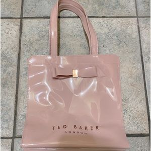 TED BAKER LONDON - PINK PVC Plastic Tote Bag - Excellent Condition